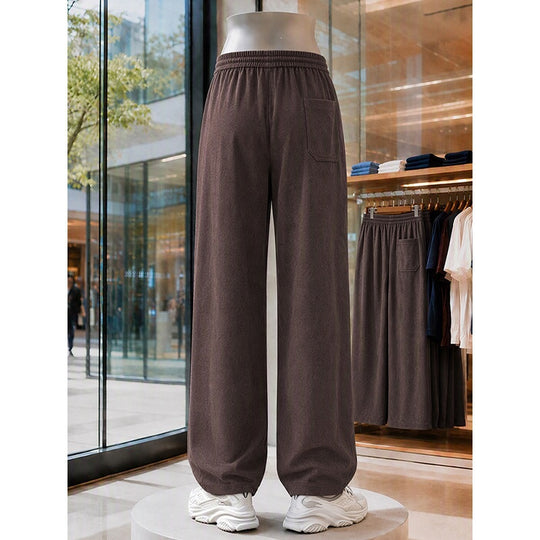 Herren Weite Baumwollmix-Jogginghose im Oversize-Schnitt mit Tunnelzug und Seitentaschen Shop Nory