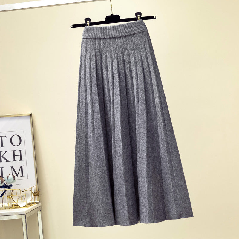 Damen Plissee Midirock Shop Nory