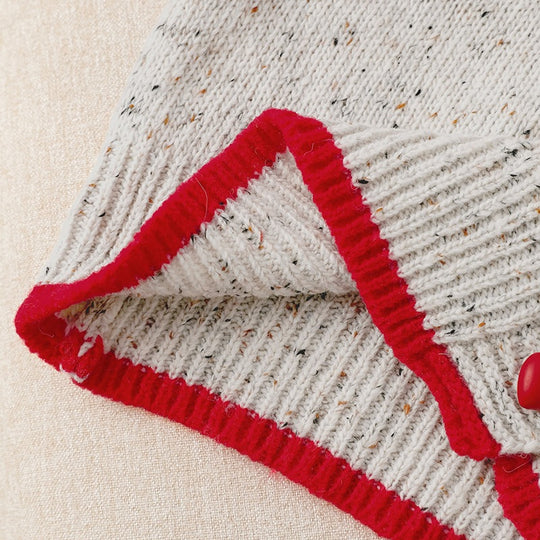 Damen Verspielter Strickcardigan mit Herzknöpfen Shop Nory