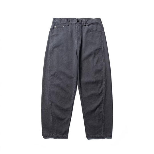 Herren Konisch geschnittene Twill-Hose mit hoher Taille und fünf Taschen Shop Nory