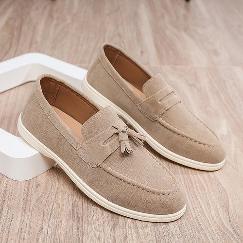 Herren Elegante Mokassins mit Quasten Shop Nory
