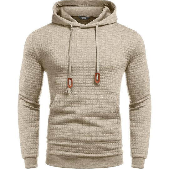 Herren Gepolsterter Steppmuster-Hoodie mit Kapuze und Kordelzug Shop Nory