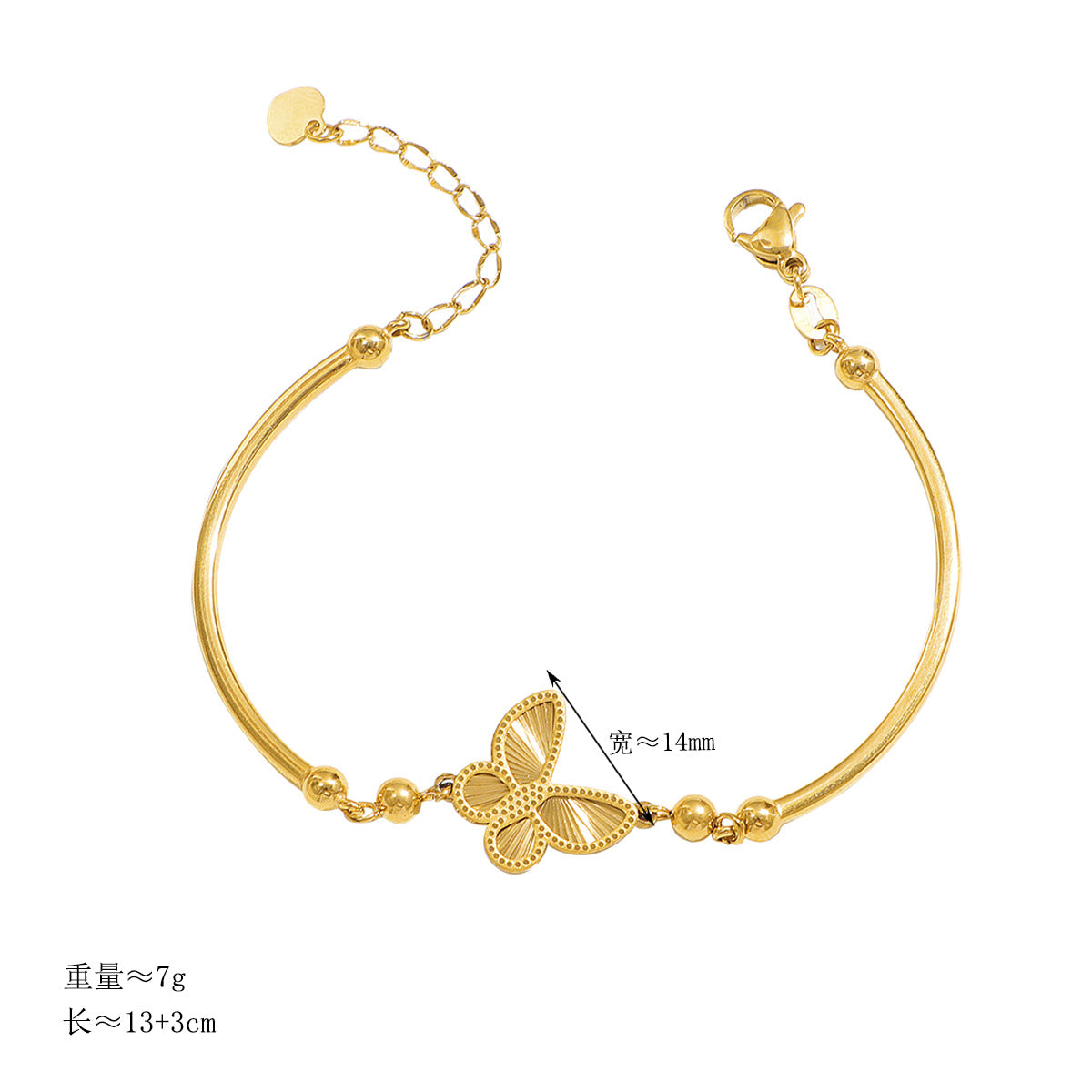 Damen Schmuckarmband mit filigranem Schmetterlings-Design Shop Nory