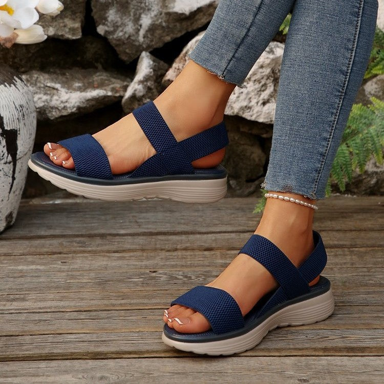 Damen Freizeit-Sandalen mit verstellbaren Riemen und rutschfester Sohle Shopnory