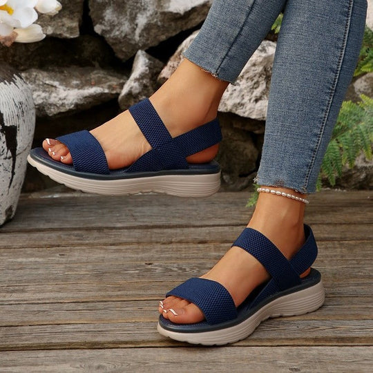 Damen Freizeit-Sandalen mit verstellbaren Riemen und rutschfester Sohle Shopnory