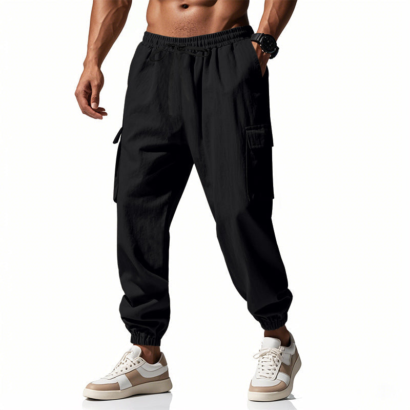 Herren Cargo-Hose mit elastischem Bund und praktischen Seitentaschen