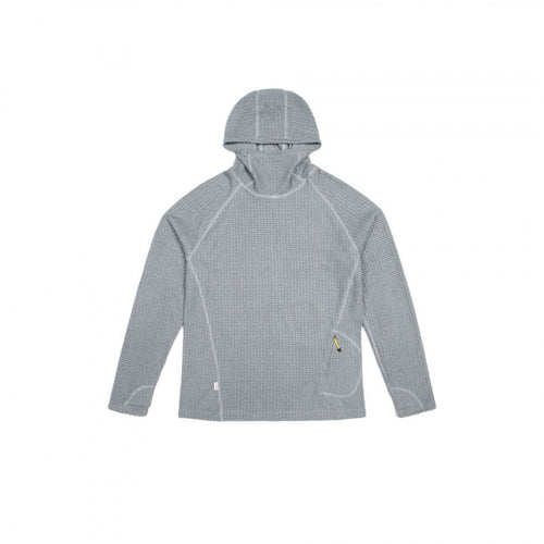 Unisex Texturierter Kapuzenpullover im Boxy‑Cut aus Waffelstrick mit Raglanärmeln und aufgesetzter Tasche Shop Nory