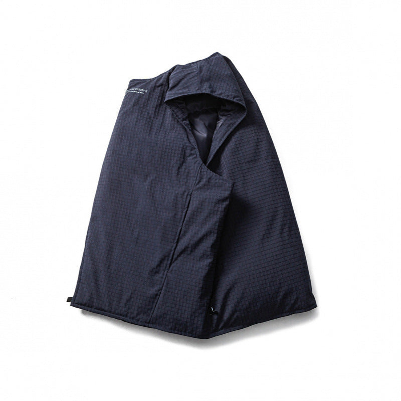 Unisex Gepolsterte Steppweste mit asymmetrischer Front und minimalistischer Silhouette Shop Nory