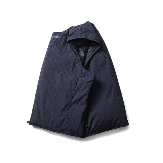 Unisex Gepolsterte Steppweste mit asymmetrischer Front und minimalistischer Silhouette Shop Nory