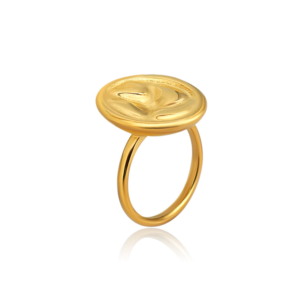 Damen Edelstahlring mit einzigartigem, handgefertigtem Design Shop Nory