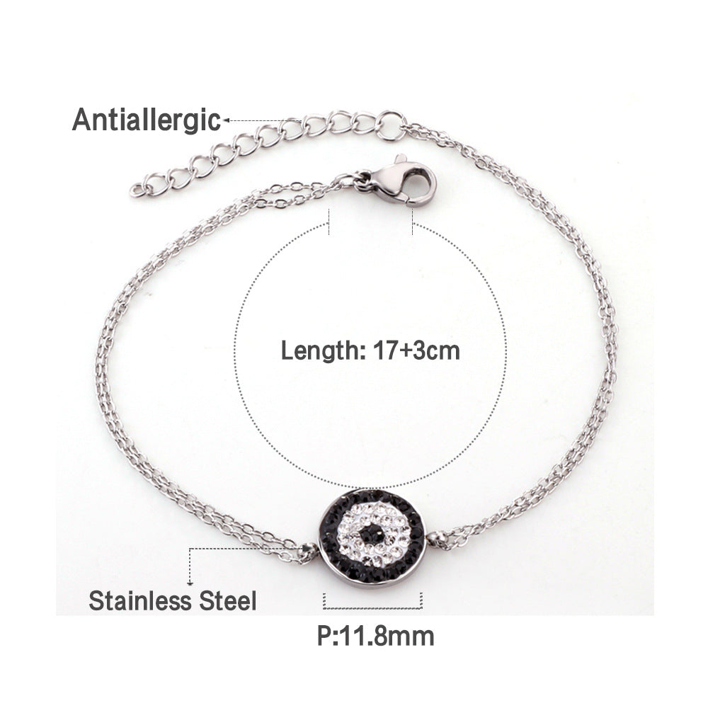 Damen Armband mit funkelnden Zirkonia-Akzenten und zeitgemäßem Design Shop Nory
