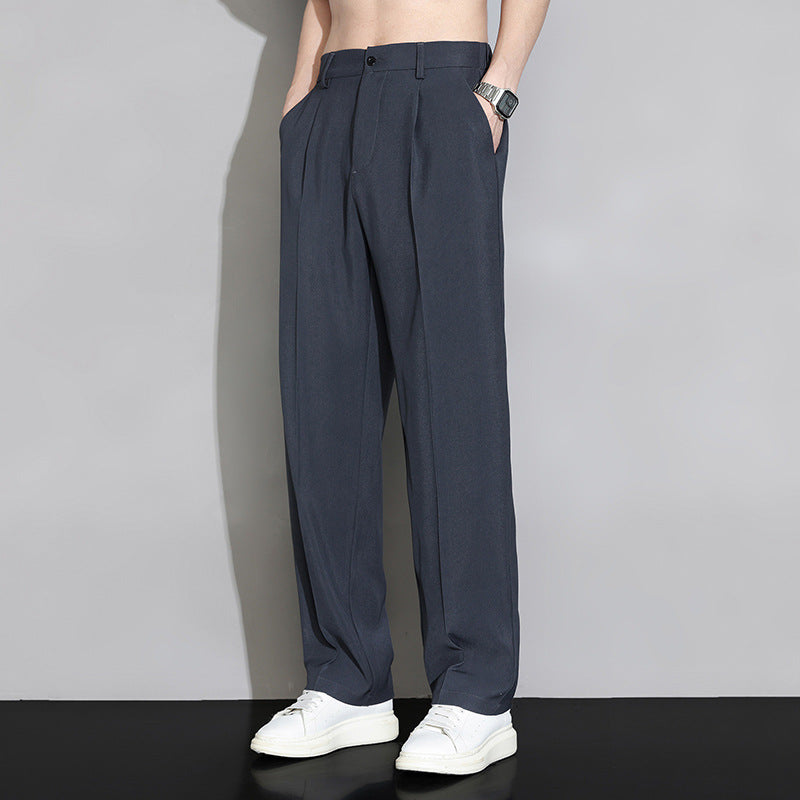 Herren Elegante und bequeme Bundfaltenhose