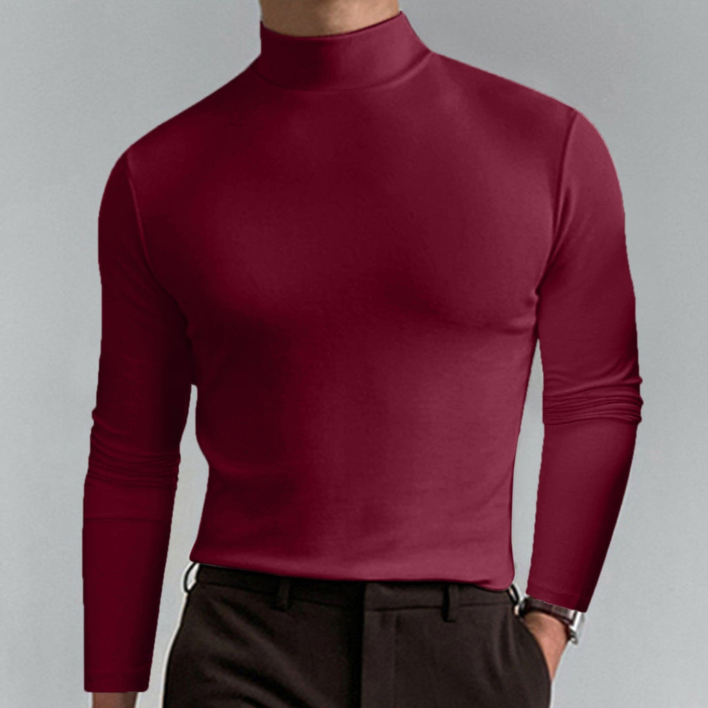 Herren Hochwertiger Rollkragenpullover ShopNory