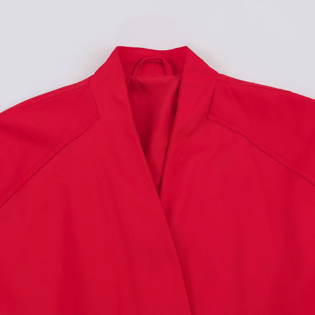 Damen leichter Kimono‑Blouson mit überschnittenen Ballonärmeln Shop Nory