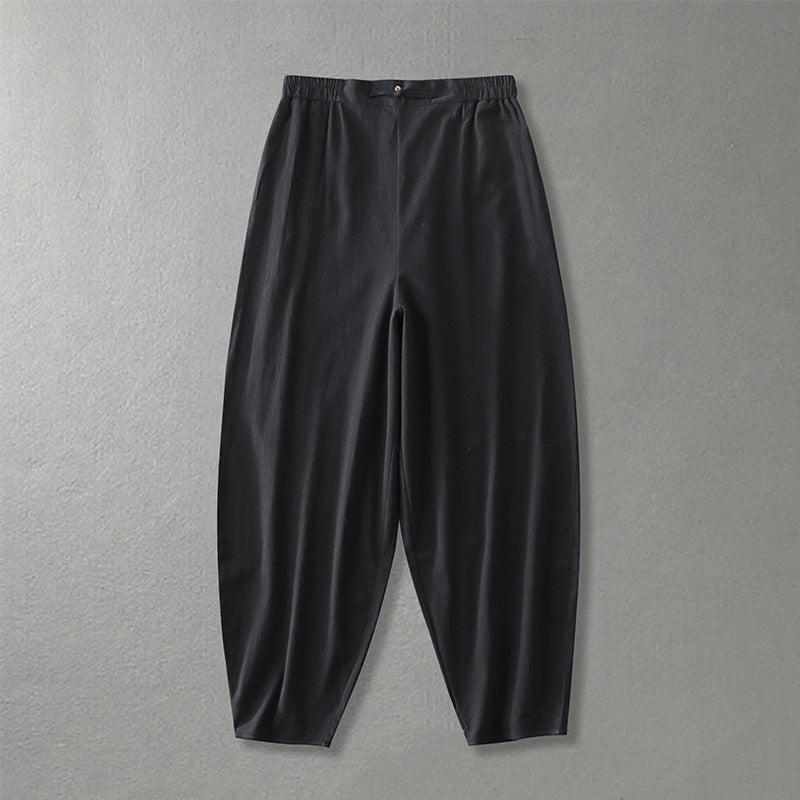 Damen Lässige, weite Haremshose mit elastischem Bund und tapered Knöchel Shop Nory