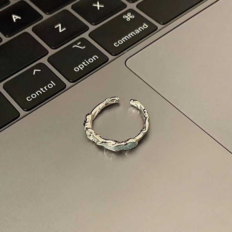 Damen Offener Ring mit künstlerischem Design Shop Nory