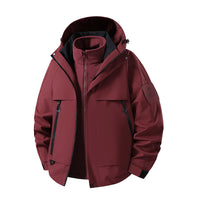Burgunderrot【Fleece 3-in-1】
