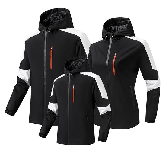Herren Atmungsaktive Softshell‑Hardshell‑Hybridjacke mit Kapuze und wasserdichten Reißverschlusstaschen Shop Nory