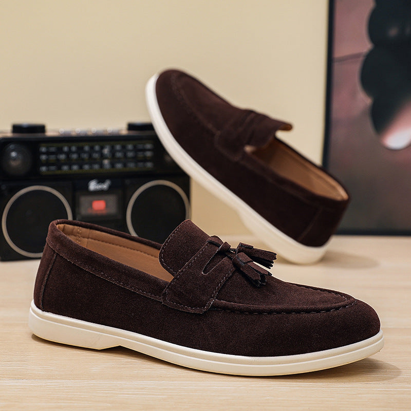 Herren Elegante Mokassins mit Quasten Shop Nory