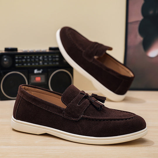 Herren Elegante Mokassins mit Quasten Shop Nory