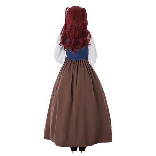 Damen Historisches Trachtenkleid mit stilvollem Korsett und fließendem Rock Shop Nory