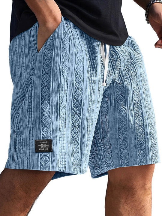 Herren Stilvolle Freizeithosen im lässigen Strickdesign
