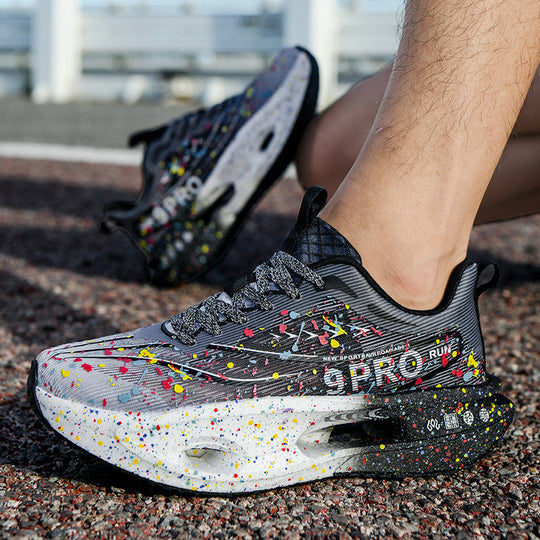 Damen Leuchtende Lauf-Sneaker mit atmungsaktivem Obermaterial und stoßdämpfender Sohle