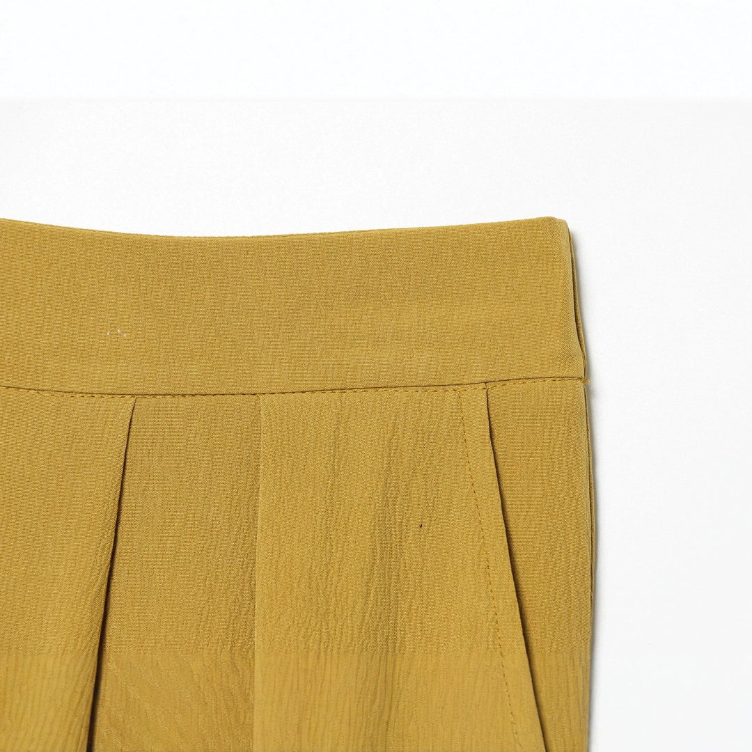 Damen Haremshose mit hohem Bund, Plissee-Falten und geknoteten Bündchen Shop Nory