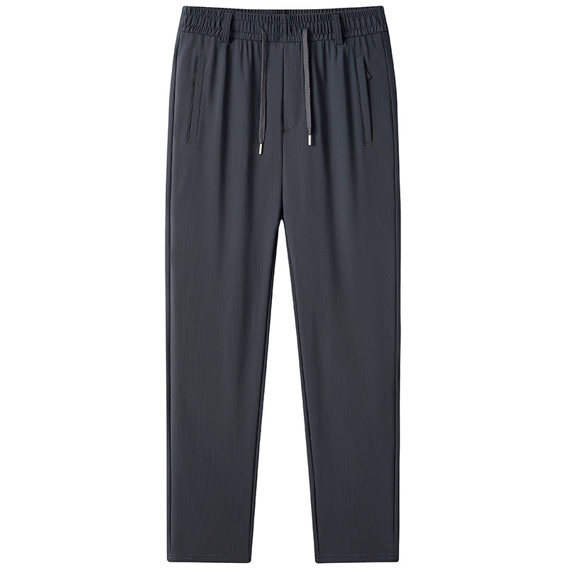 Herren Performance-Jogginghose im Straight-Fit mit elastischem Tunnelzugbund und verdeckter Reißverschlusstasche Shop Nory