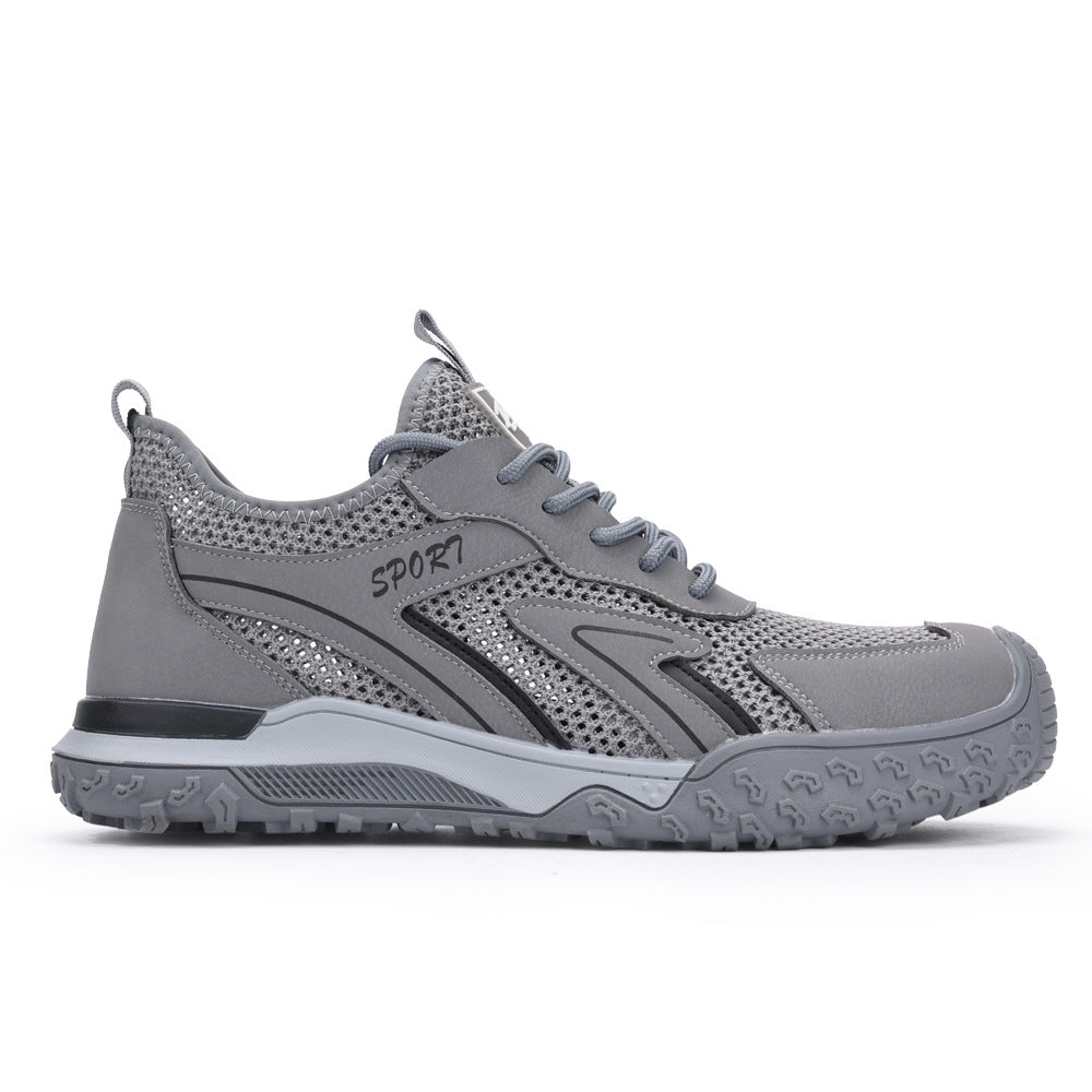 Herren hoch atmungsaktive Sportsneakers mit rutschfester Sohle und flexiblem Schaft Shopnory