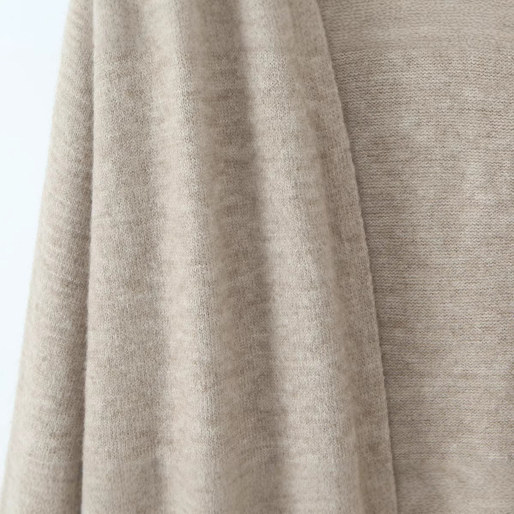 Damen Oversize Strick-Set mit Longcardigan, Knopf-Weste und weiten Hosen Shop Nory