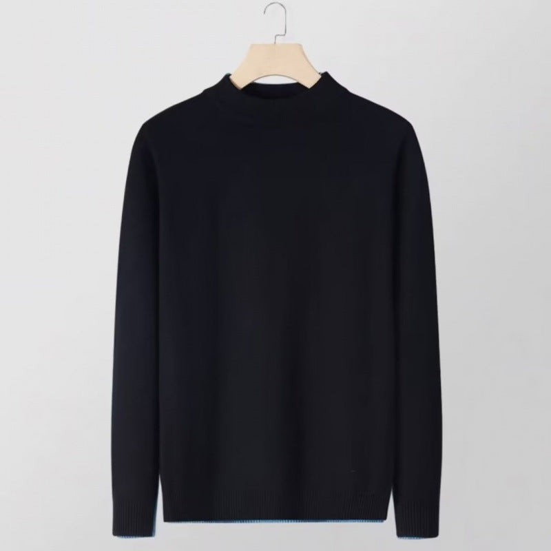 Damen Feinstrick-Stehkragenpullover aus Baumwollmix mit gerippten Bündchen Shop Nory