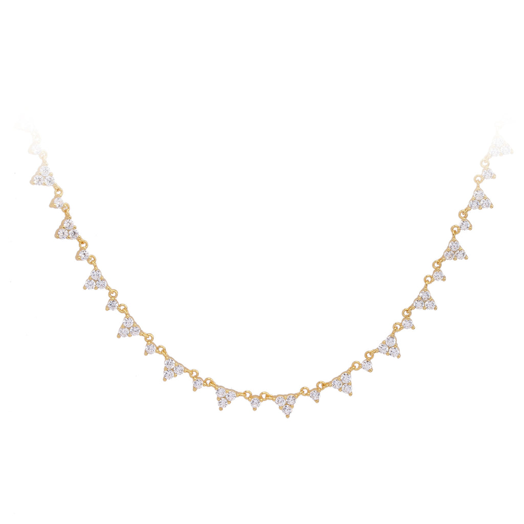 Damen Halskette mit funkelndem Zirkon-Anhänger in stilvollem Design Shop Nory