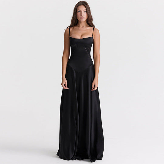 Damen Elegantes Abendkleid mit tailliertem Schnitt und schwingendem Rock