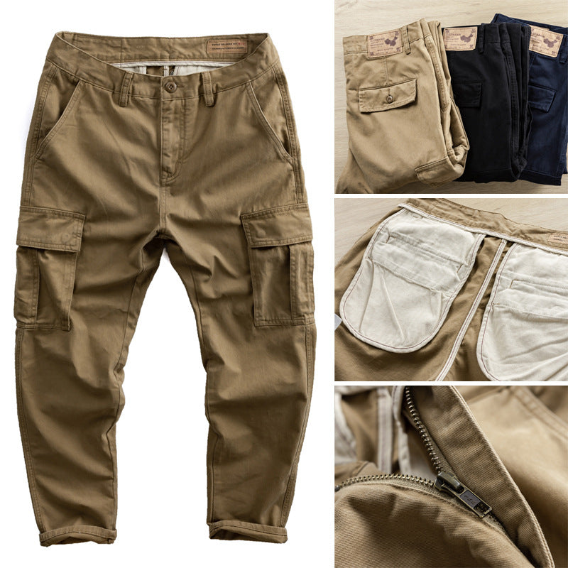 Herren Cargo-Hose mit taperter Passform, Utility-Taschen und verstärkten Nähten Shop Nory