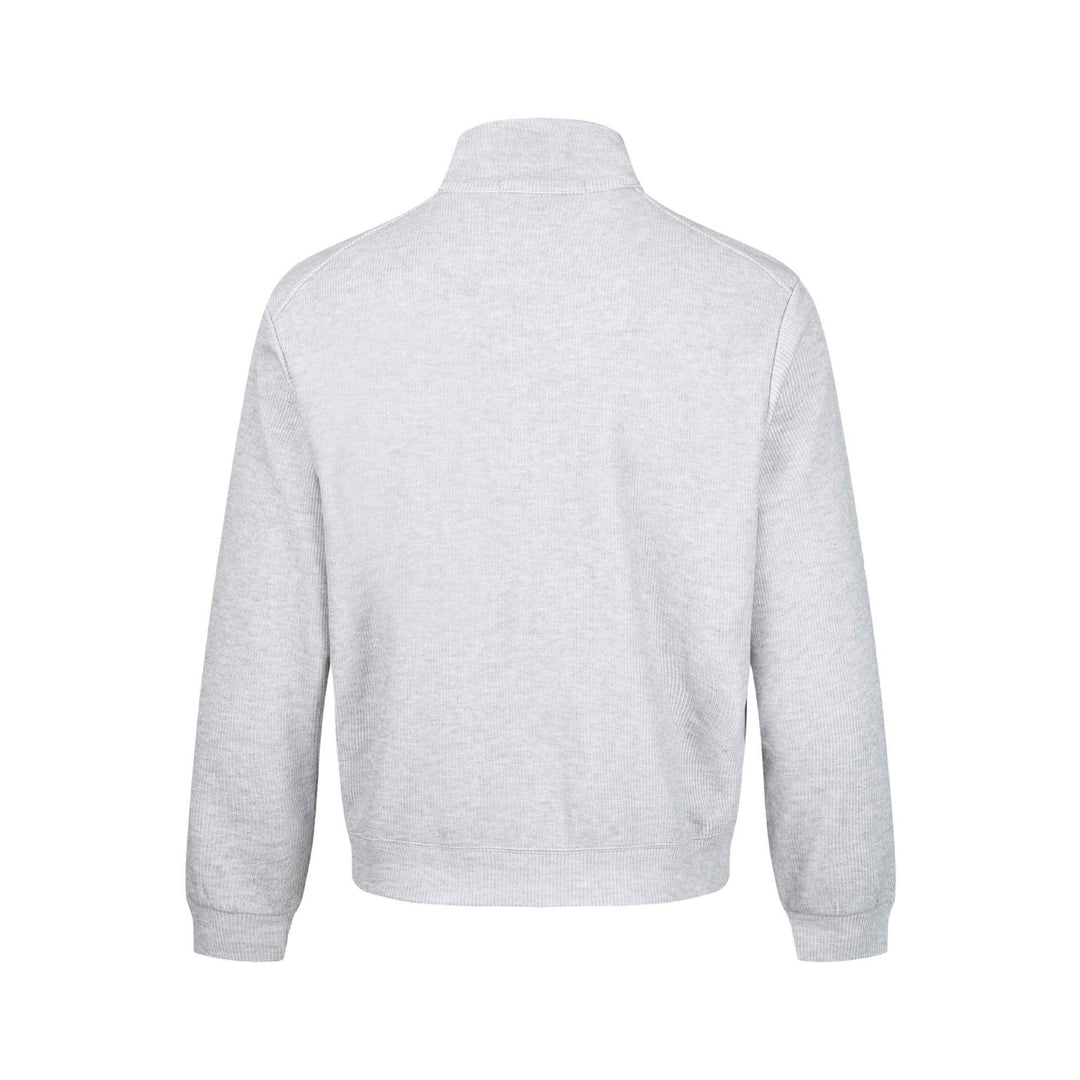 Herren Leichte Sweatjacke aus Baumwoll‑Mix mit Stehkragen, durchgehendem Reißverschluss und Eingrifftaschen Shop Nory