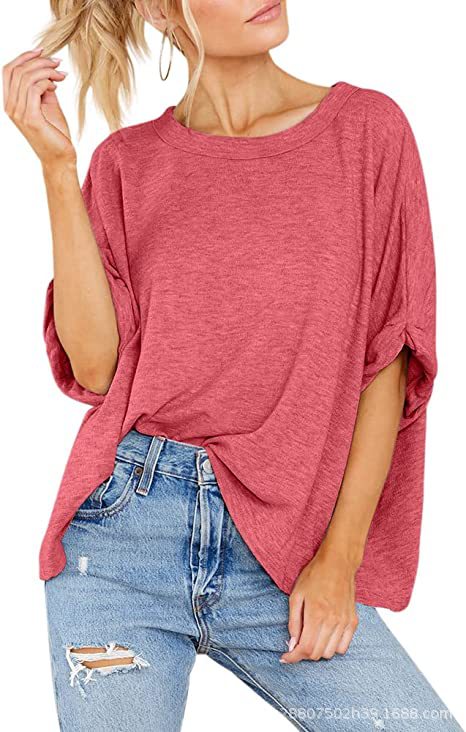 Damen lässiges Oversized T-Shirt