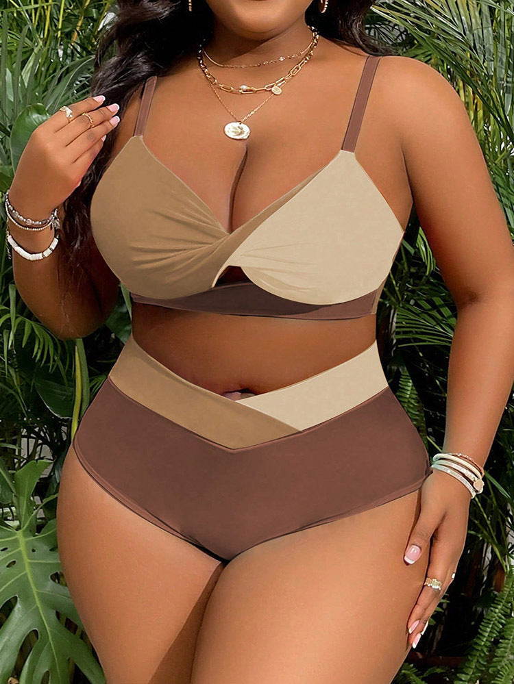Damen hochtailliertes Badeensemble Shopnory
