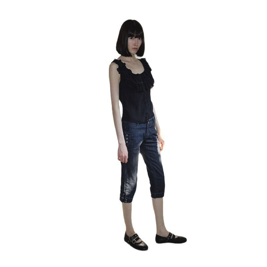 Damen Flache Mary‑Jane Slipper mit Doppelriemen, Metallösen und Dornschließen Shop Nory