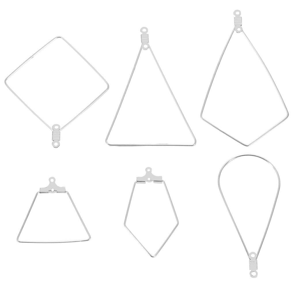 Damen geometrische Ohrringe aus leichtem Metall Shop Nory