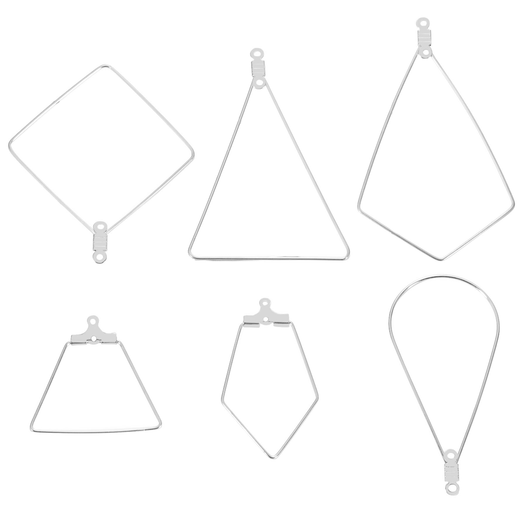 Damen geometrische Ohrringe aus leichtem Metall Shop Nory
