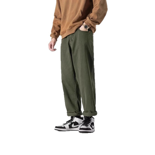 Herren Lässige Weitgeschnittene Chino-Hose Shop Nory