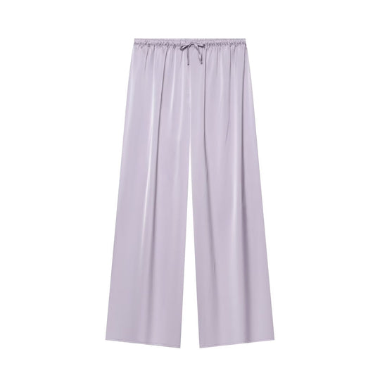 Damen nan luftig-weite Palazzo-Hose mit elastischem Bund und Kordelzug Shop Nory