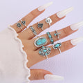 Damen Ring-Set mit verschiedenen Designs und Edelsteinen Shop Nory