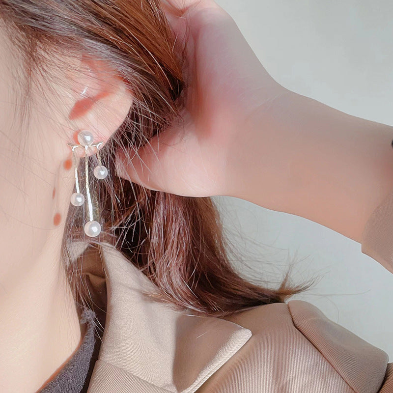 Damen Schmuckohrringe mit Perlendesign Shop Nory