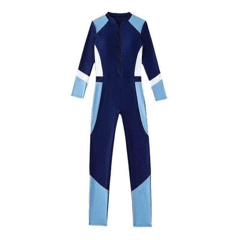 Damen Sportlicher Neoprenanzug mit hohem Kragen