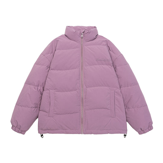 Damen Boxy Stepp-Pufferjacke mit hohem Stehkragen, Tunnelzug und elastischen Bündchen Shop Nory