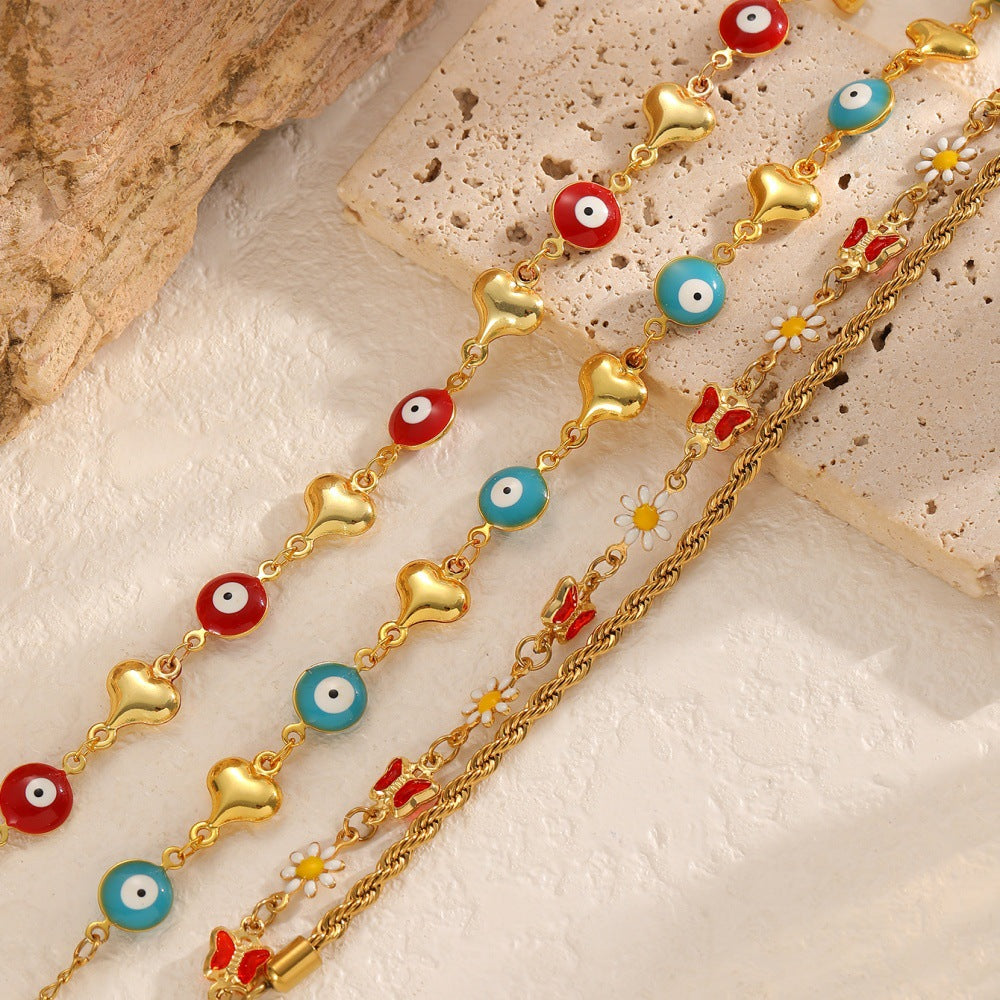 Damen Armband mit kunstvollen Anhängern Shop Nory