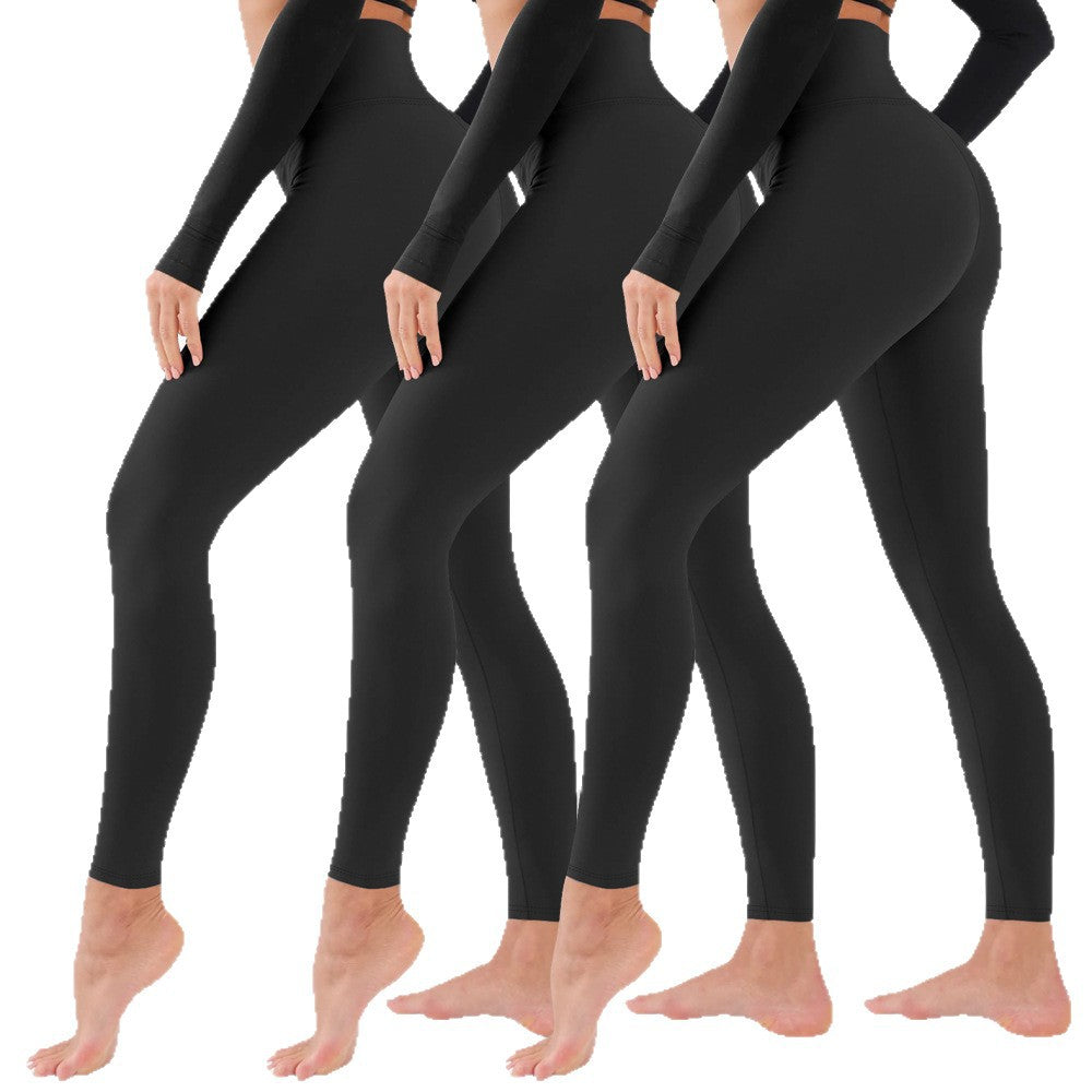 Damen Hohe Taillen Yoga-Leggings mit Bauchkontrolle und hohem Stretch Shopy Nory