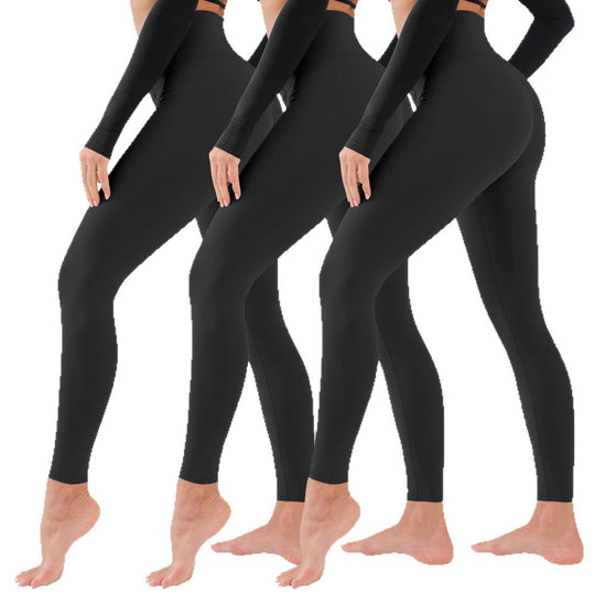 Damen Hohe Taillen Yoga-Leggings mit Bauchkontrolle und hohem Stretch Shopy Nory